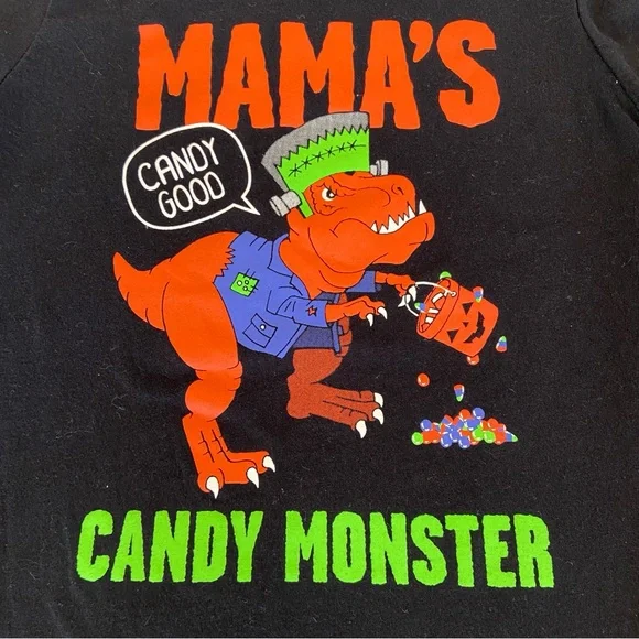 The Children’s Place Size 4T - Set of 2 Boy’s Cotton Long Sleeve Monster Tees - Picture 9 of 12